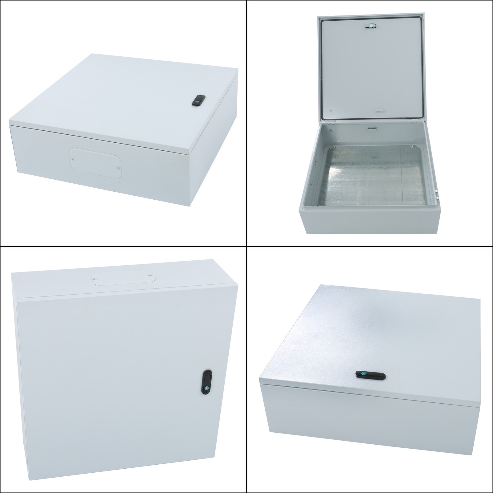 NEMA 4X Steel Enclosure 24x24x8″ IP66 Waterproof Electrical Box w/Mounting Plate