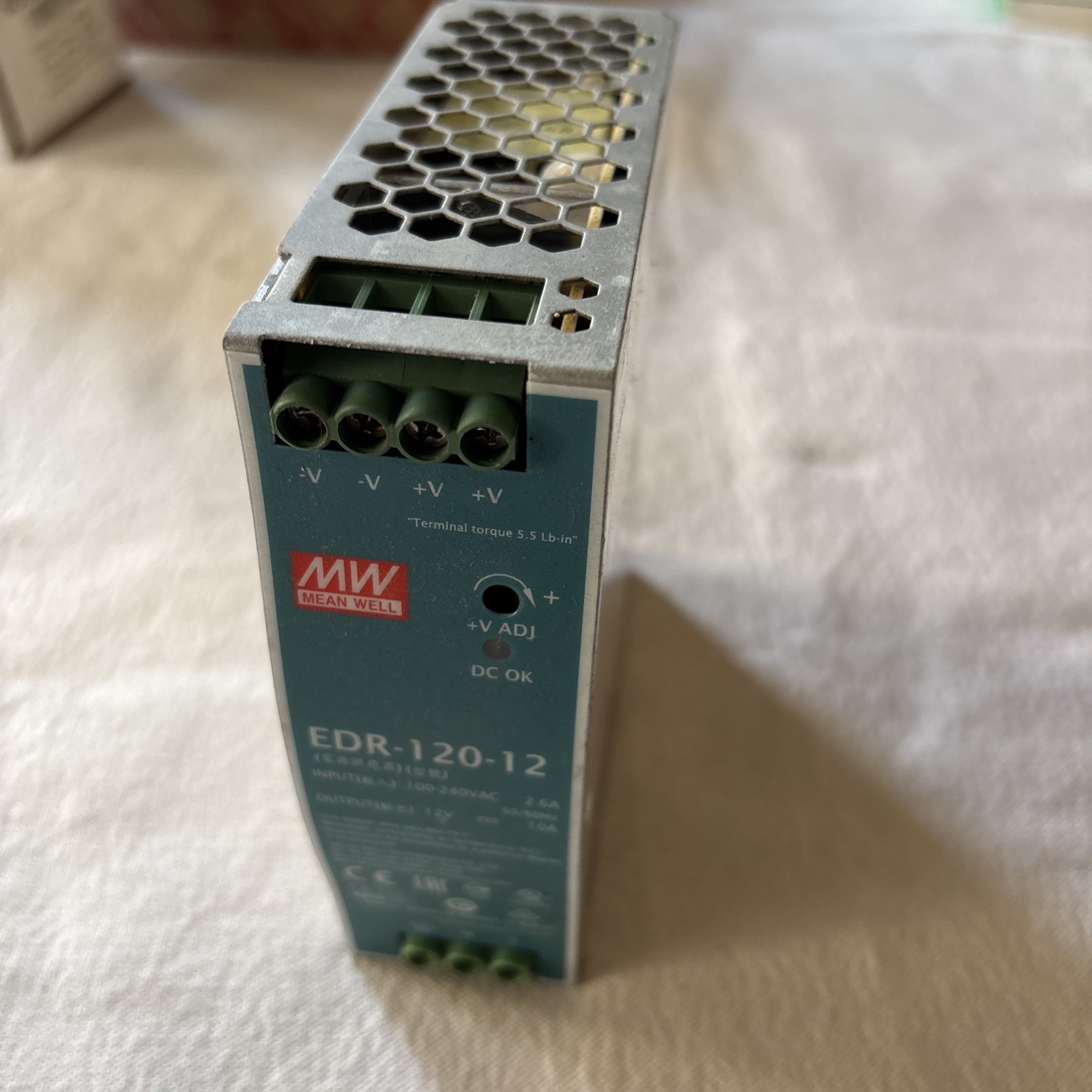 Mean Well EDR-120-12 AC/DC Power Supply – 1 Output – 12V@10A – 120W – FREESHIPIG