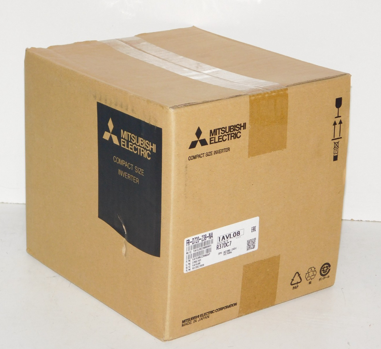 New Mitsubishi FR-D720-238-NA Variable Frequency Drive Inverter 200v 7.5 HP 3Ph
