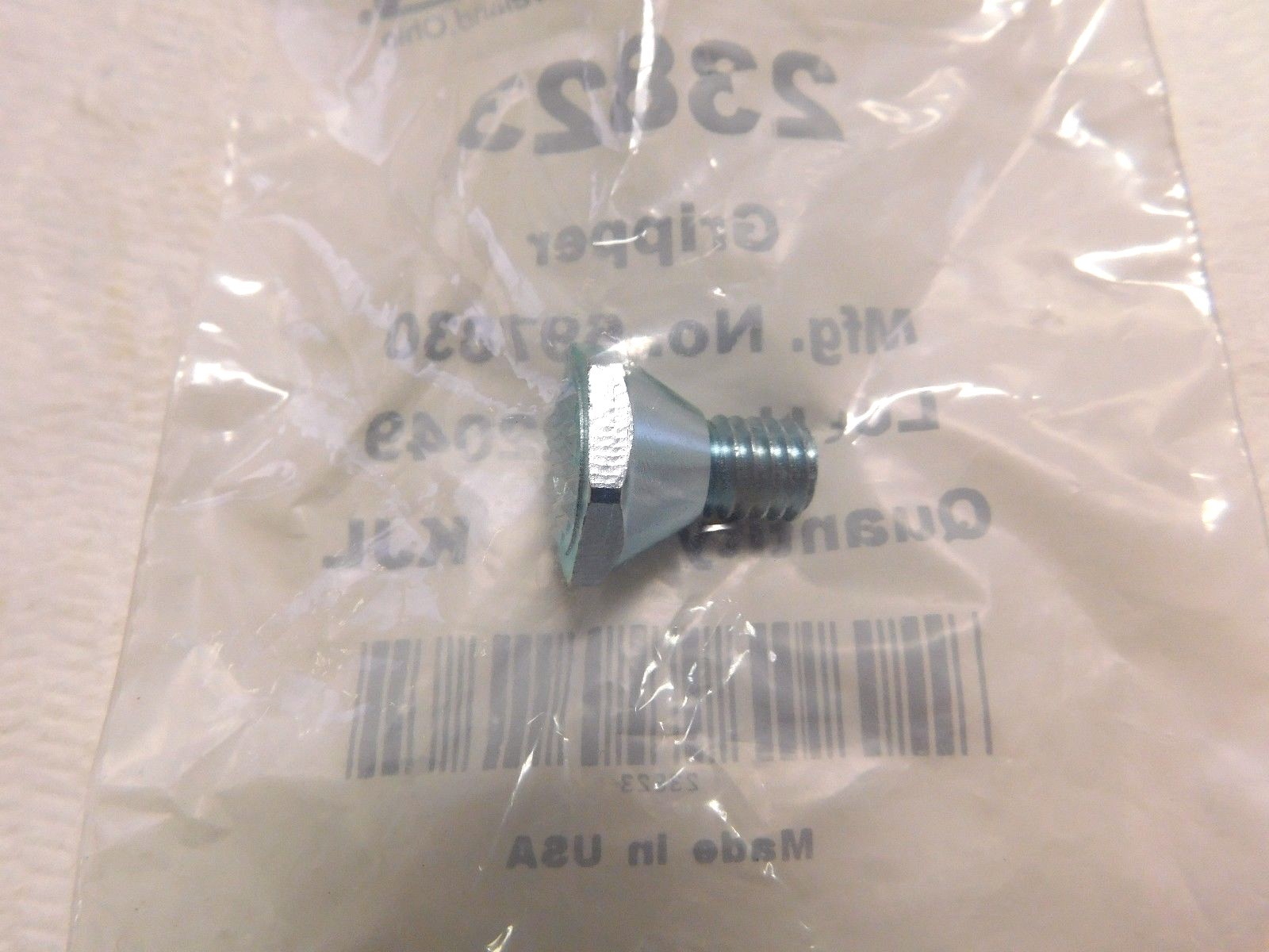Jergens Carbide-Tipped Hex Head Gripper 3/4" Dia 3/8"-16 Thread Grade