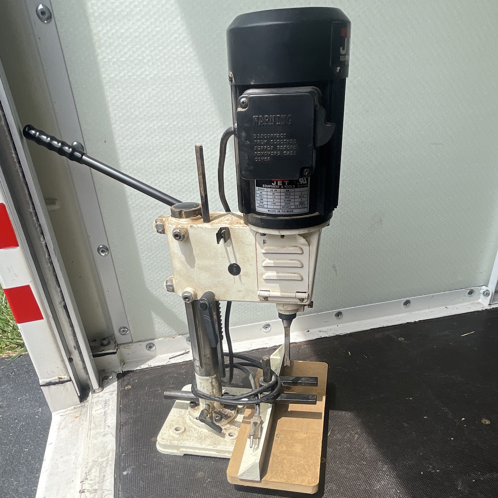 JET JBM-5 Hollow Chisel Mortise Machine 1/2 HP 115V Model Year 2002