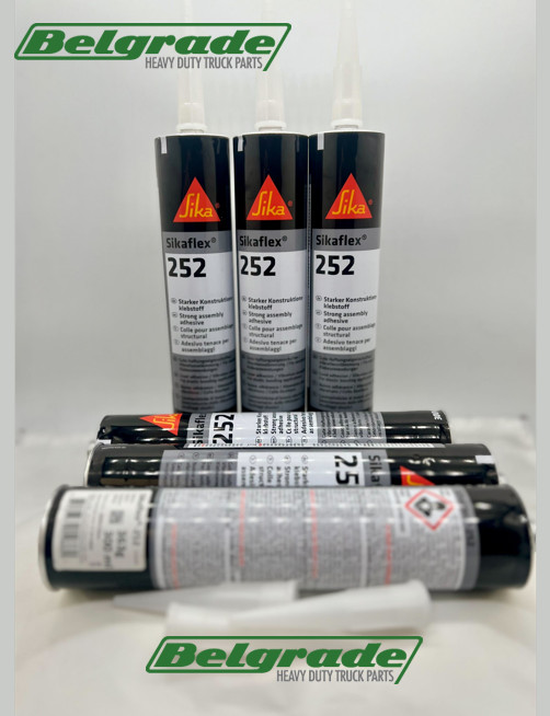 (6pk) Sikaflex-252-521 White Adhesive and Sealant 10.3 fl. oz Tubes 017-90915