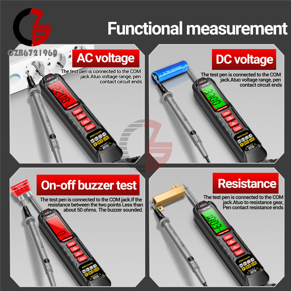 ANENG Multimeter Pen Digital Smart AC/DC Voltage NCV Diagnostic Probe Detector