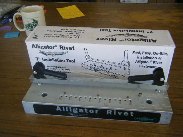Round Hay Baler Belt Tool lacer & 7″ rivet repair splice Flexco Alligator ART-7