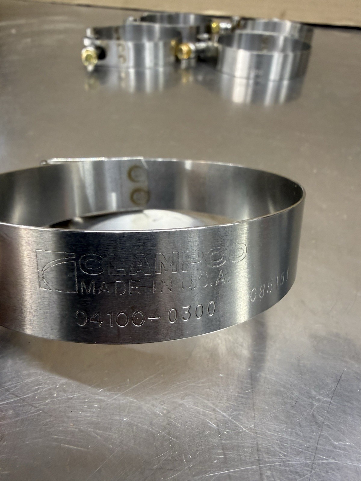 Lot of 5 Clampco 94100-0300 Band Clamp 3” 2.78” To 3.09” Range New Made In USA
