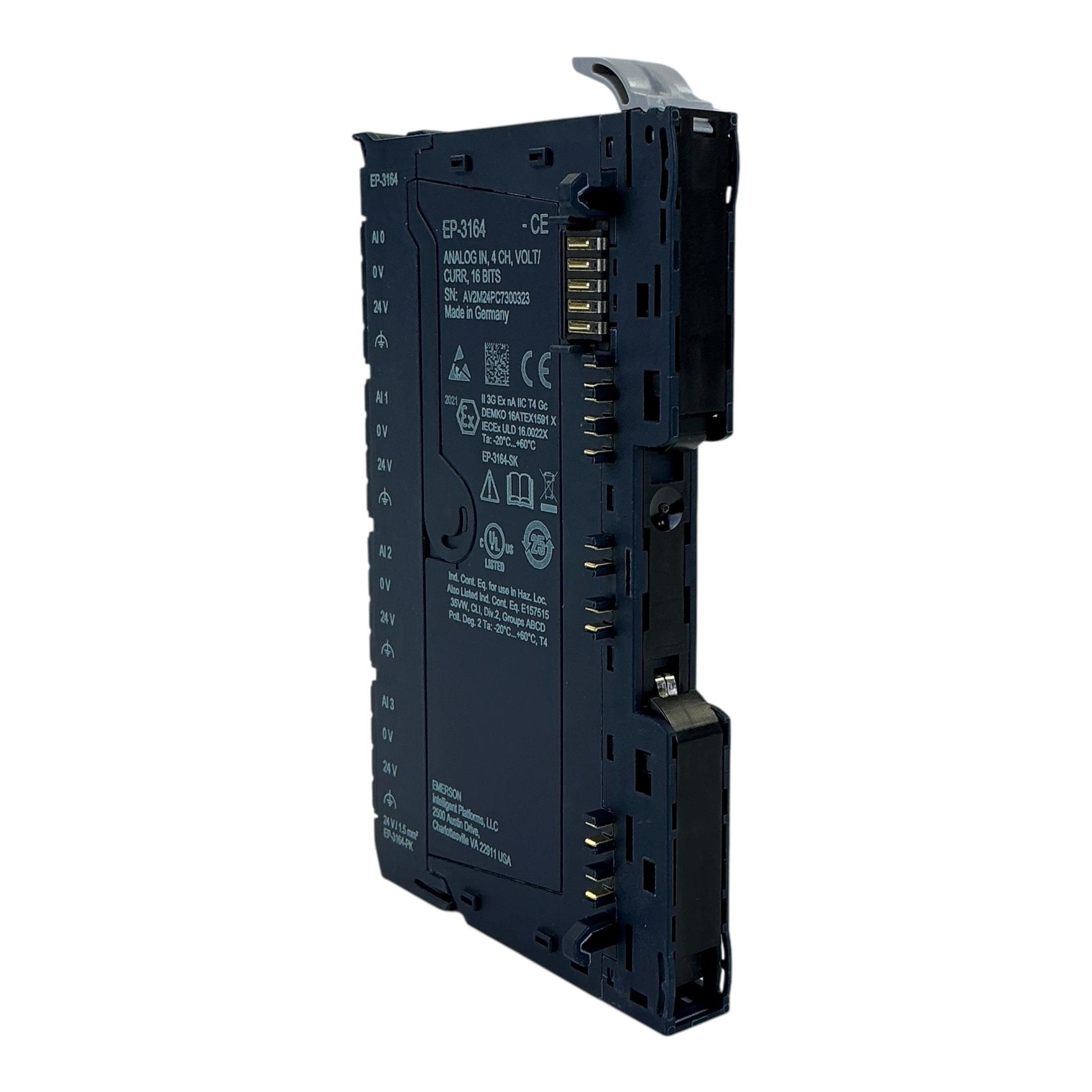 GE Emerson PacSystems RSTi-EP EP-3164 Analog Input Module