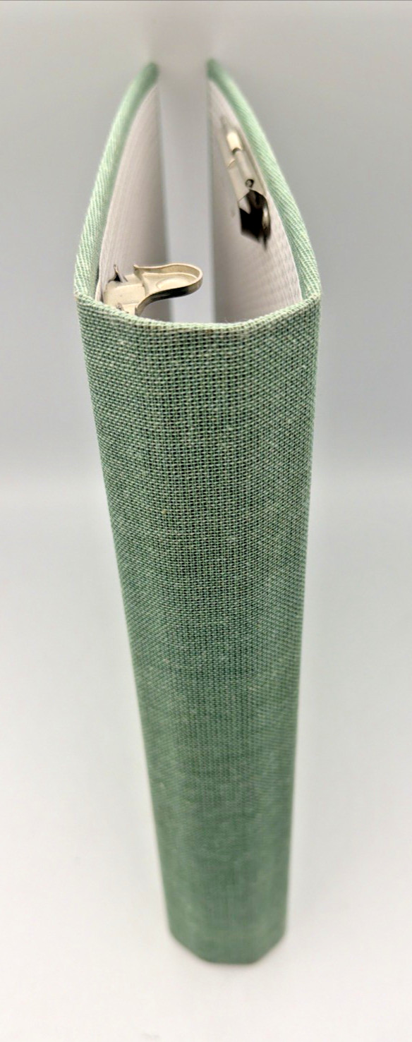 1991 Mead Canvasbacks Binder Teal Cotton Canvas + Slim Notebook SPACEMAKER Denim