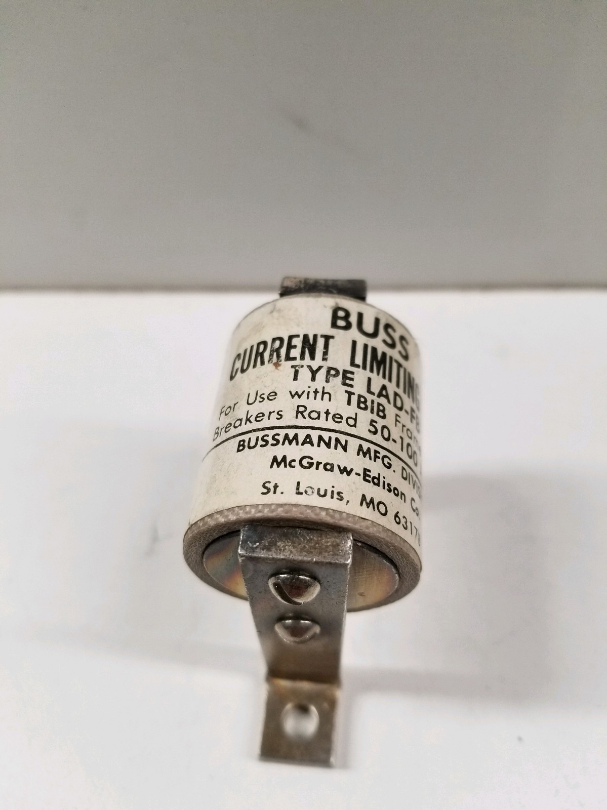 NEW OLD STOCK! BUSSMANN 100 AMP 600V CURRENT LIMITING FUSE LAD-FB TB7E09