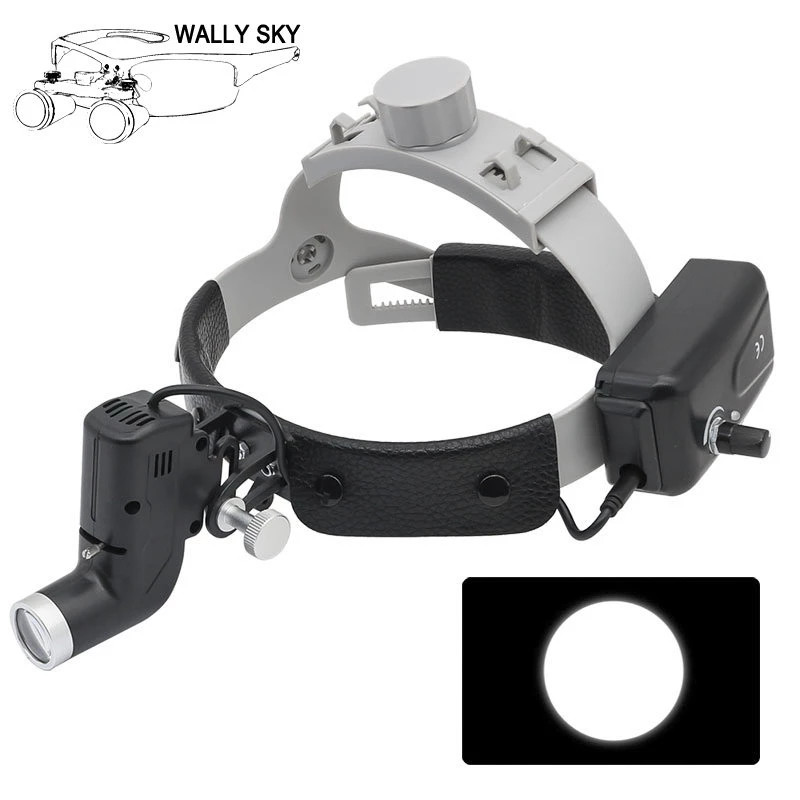 Dental Medical Wireless 5W LED Head Light ENT Specific Headlight Good Light Spot