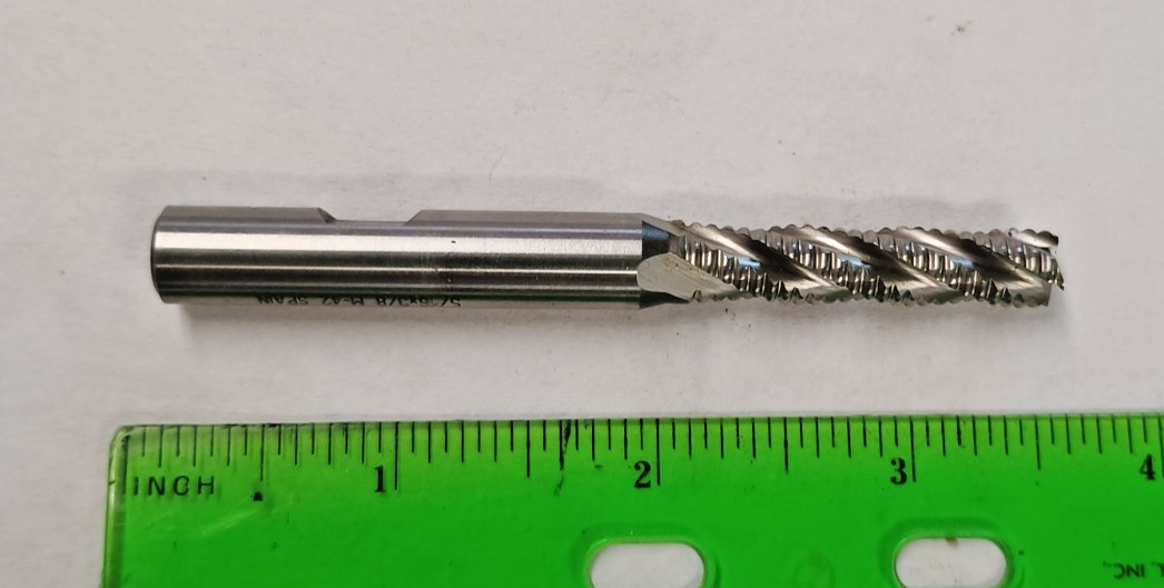 Hertel 5/16 x 3/8 x 1 1/2 x 3 1/2 Roughing End Mill NCC Spain 4 FL