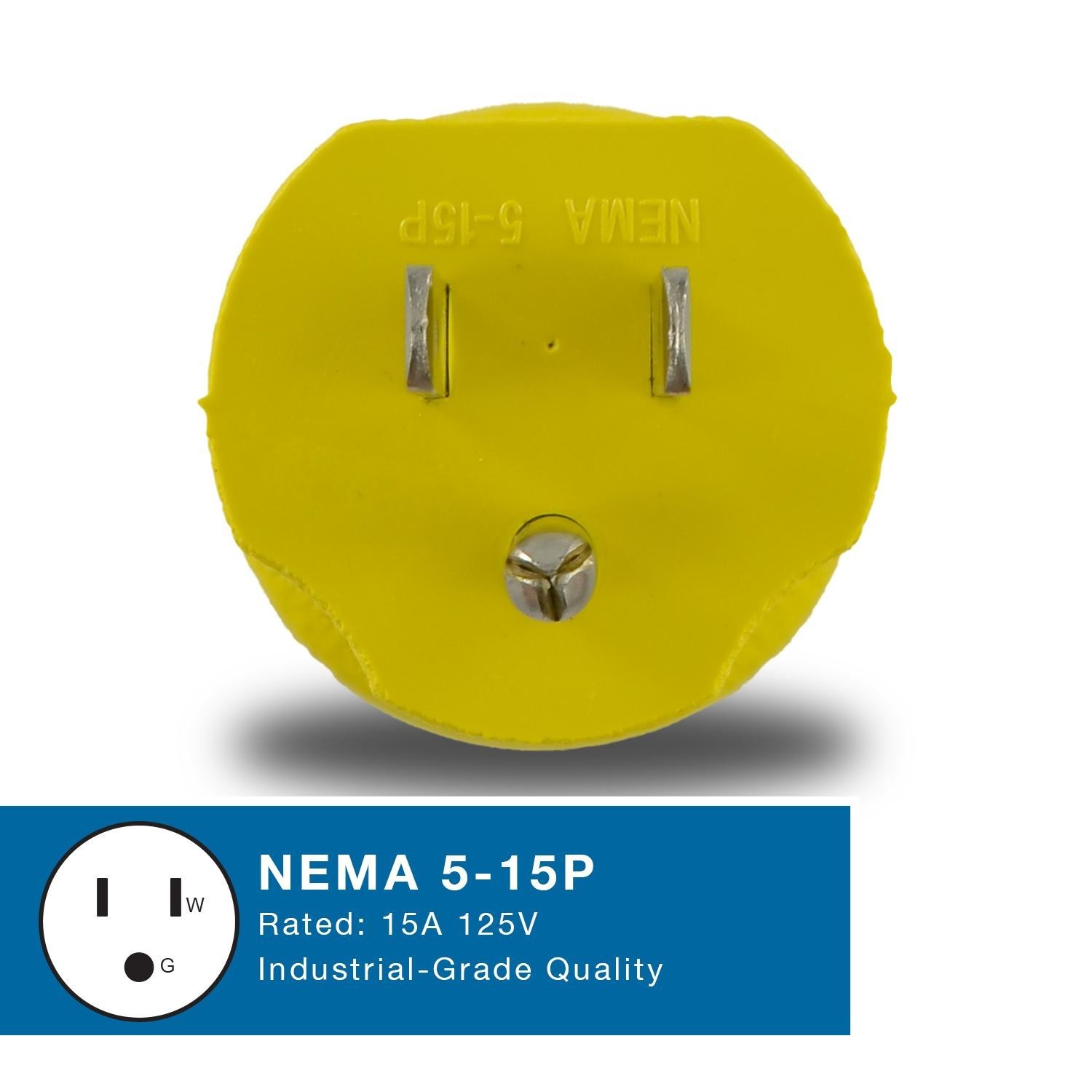 Conntek 30221-YW Plug Adapter NEMA 5-15P to L5-20R