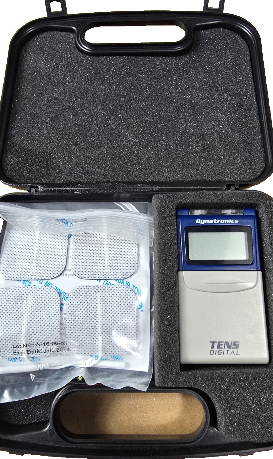 Dynatronics Dual Channel TENS Unit Analog w/ Timer Pain Relief Therapy & Pads