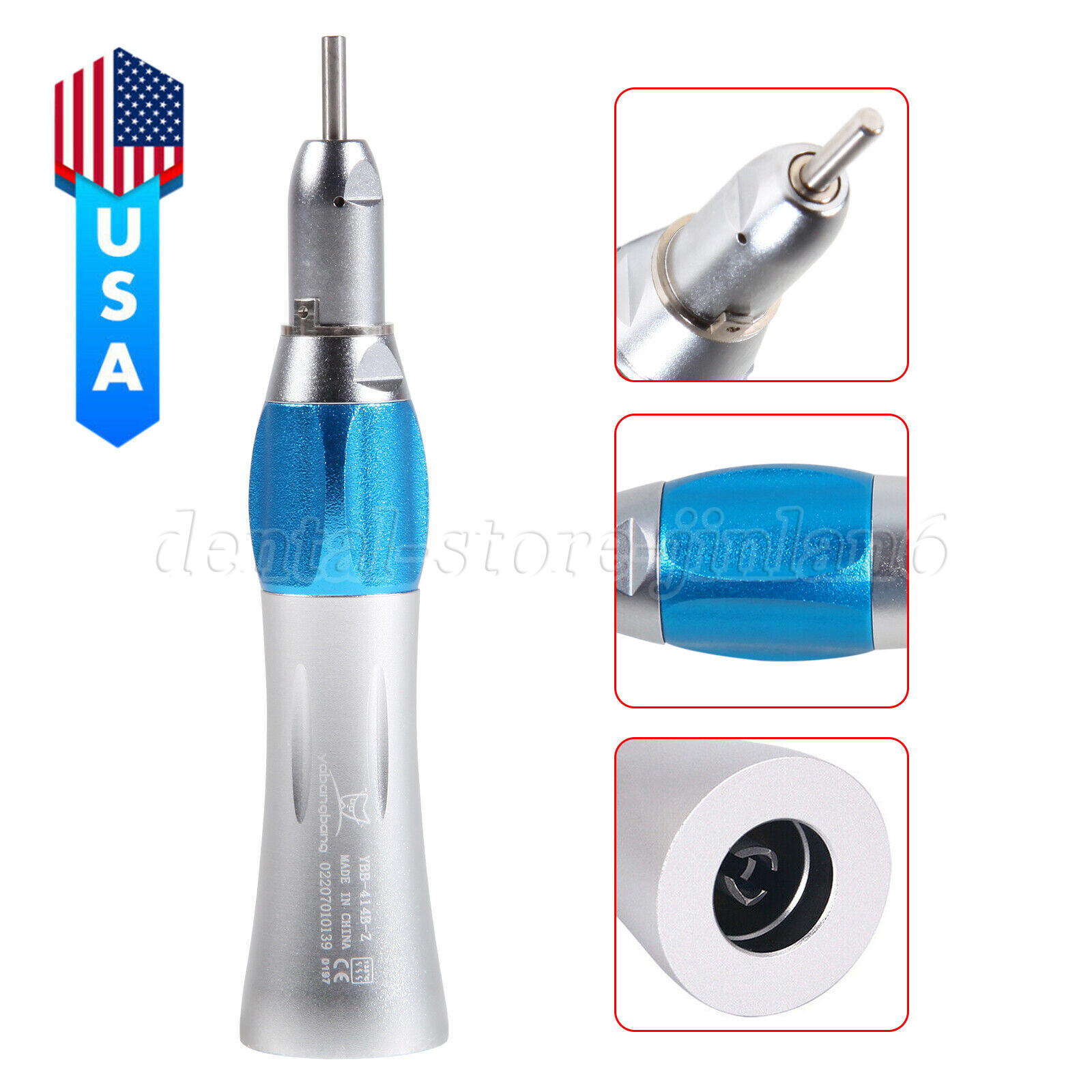 Dental Straight Nose Cone Handpiece Slow Low Speed External Spray