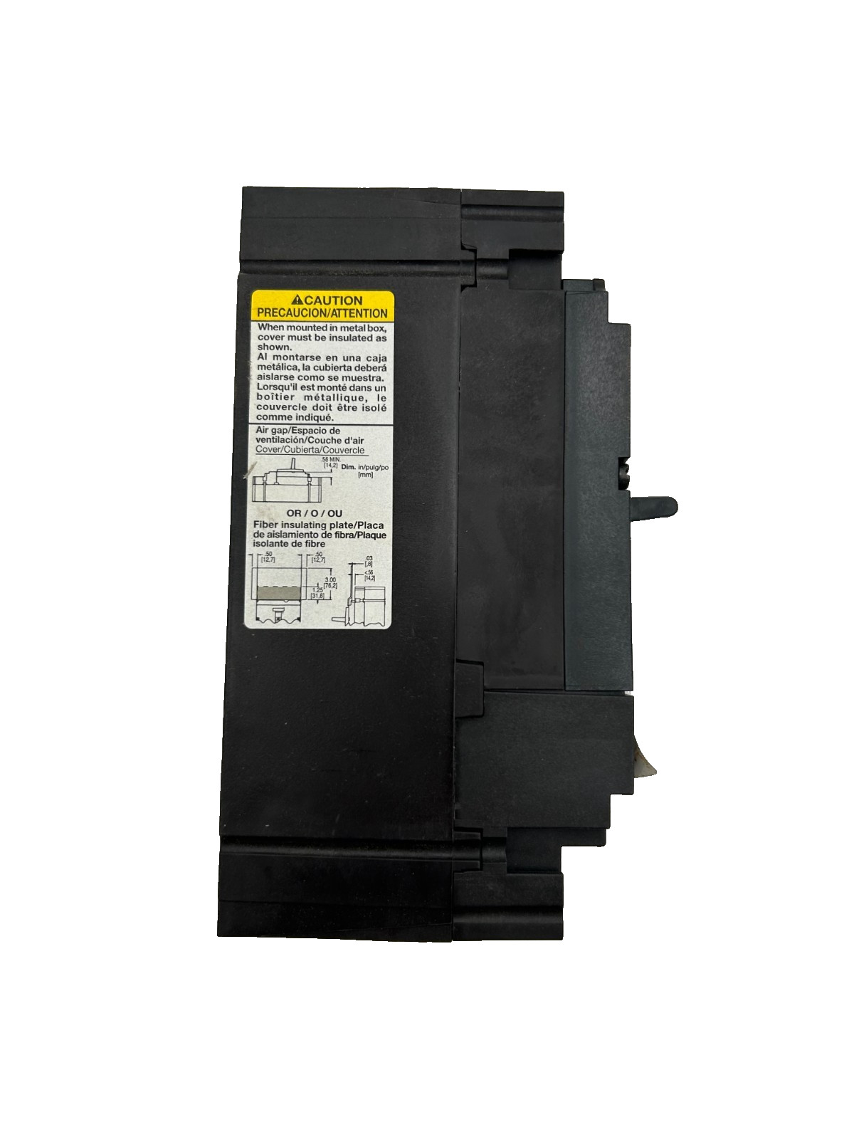 Square D HDL36015AA PowerPact Circuit Breaker 15A 3-Pole 600VAC
