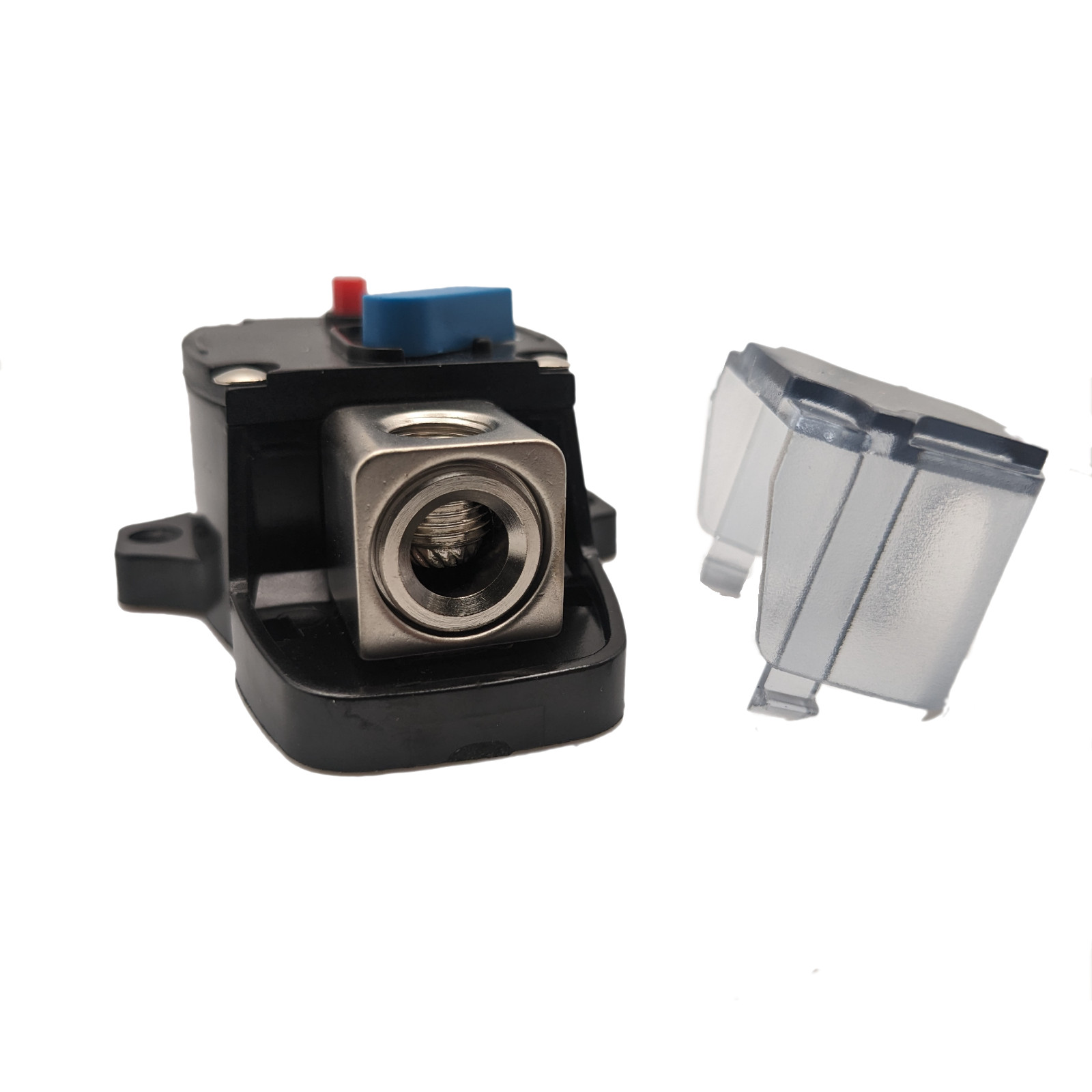 2 PACK 40 Amp 12-48V DC Inline Circuit Breaker with Cover Car/Audio/Boat/Solar
