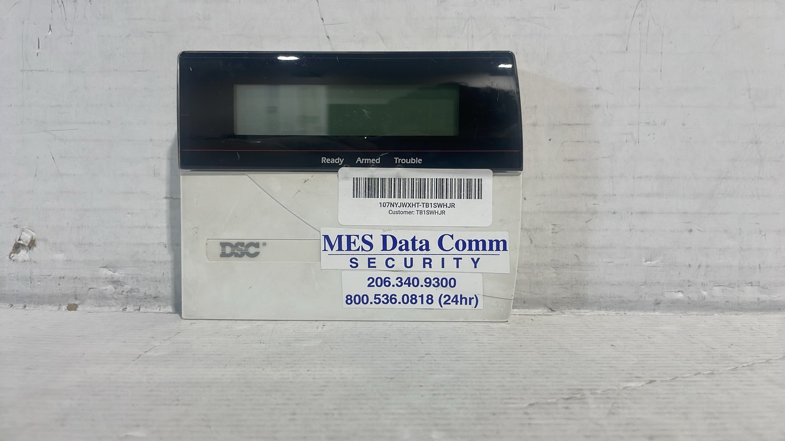 SC PowerSeries LCD5500z Full Message LCD Security Alarm Keypad
