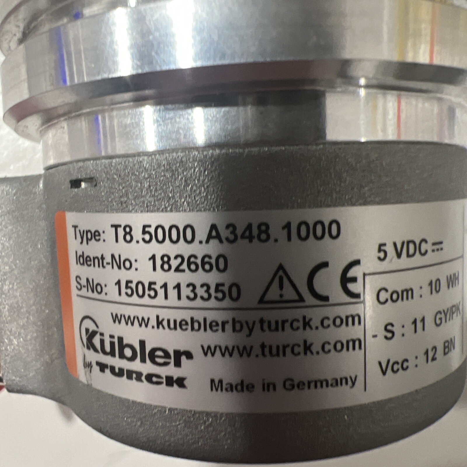 TURCK, T8.5000.A348.1000 (K182660) NO BOX