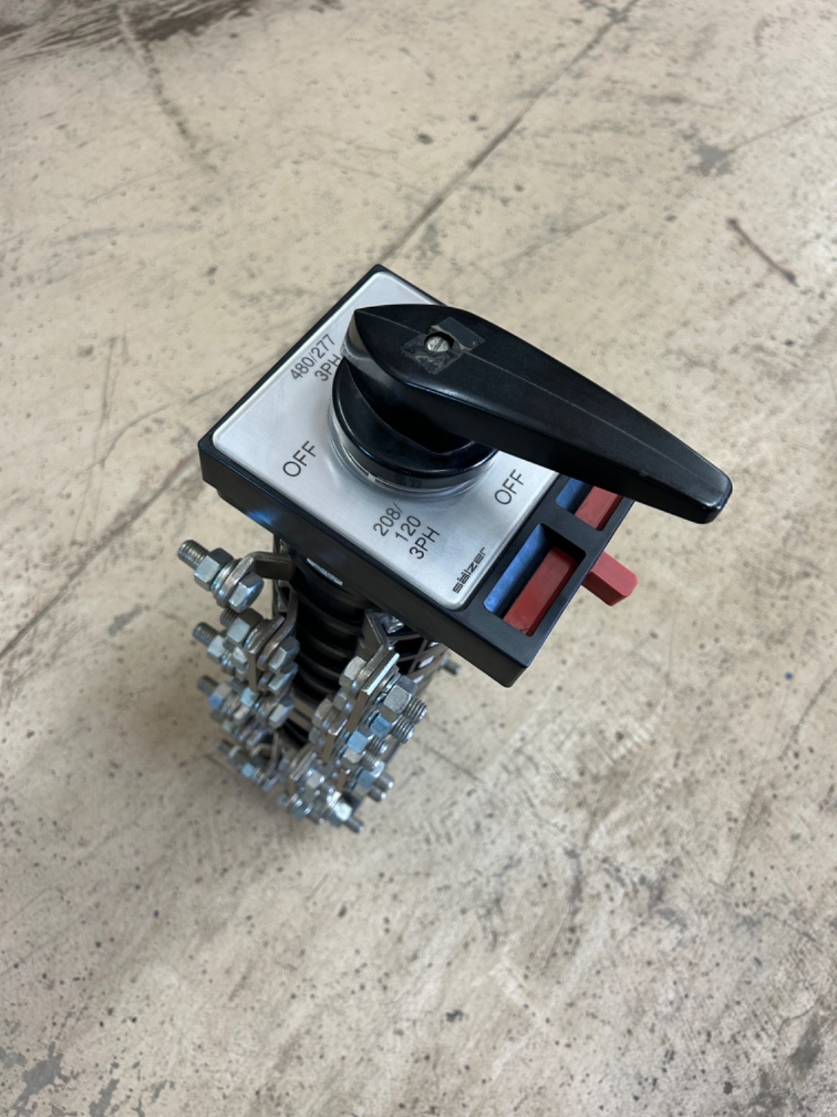 SALZER S825 VOLTAGE SELECTOR SWITCH