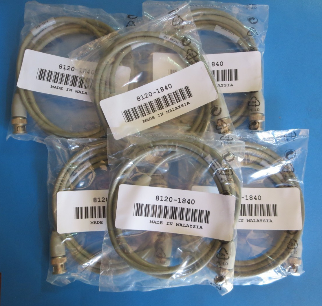 Qty 1 Agilent 1820-1840 Cable Assembly BNC(M) to BNC(M) 48 Inches Long Brand New