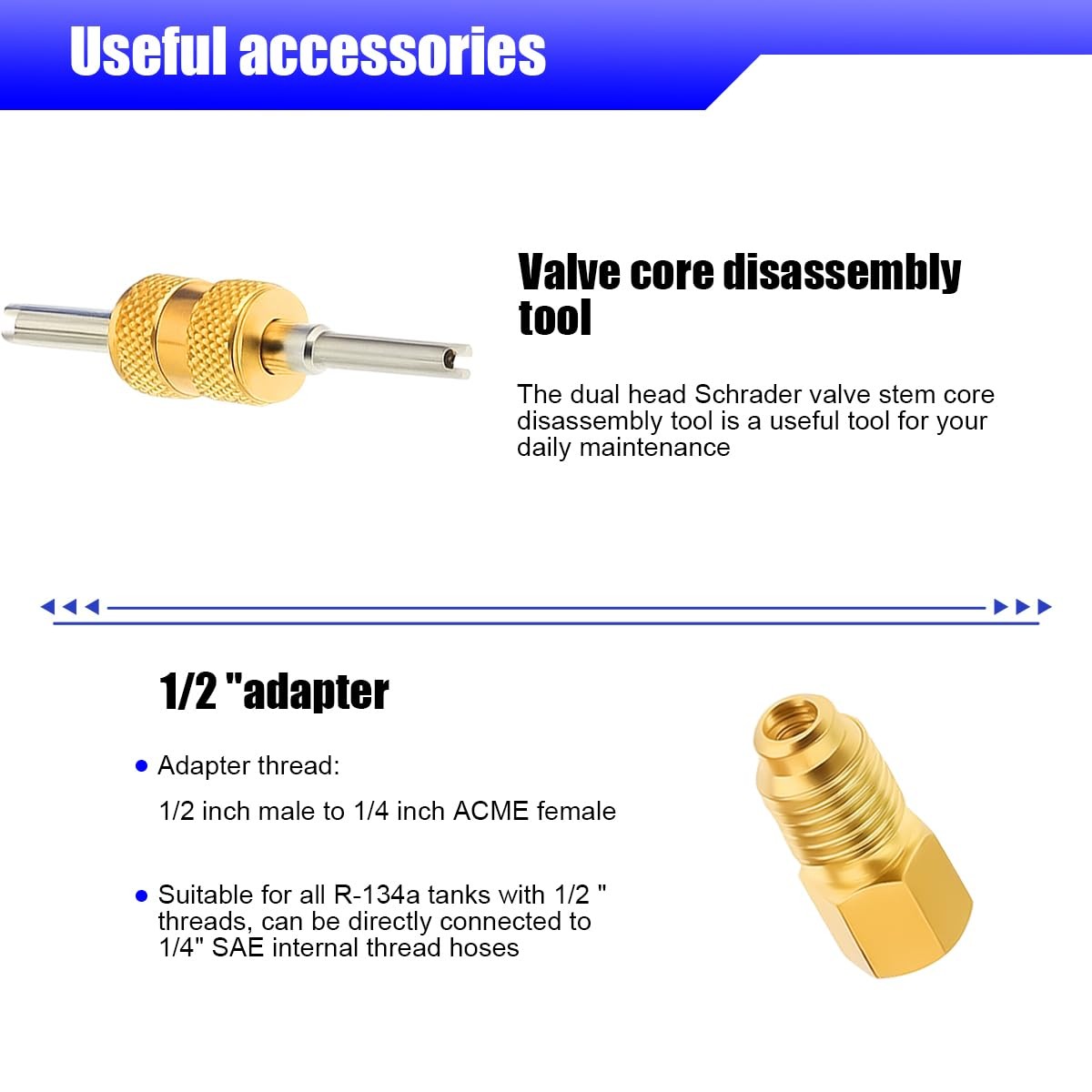 Car R134A Can Tap Kit, Self Sealing Puncture Style Quick Vehicles AC Coupler …