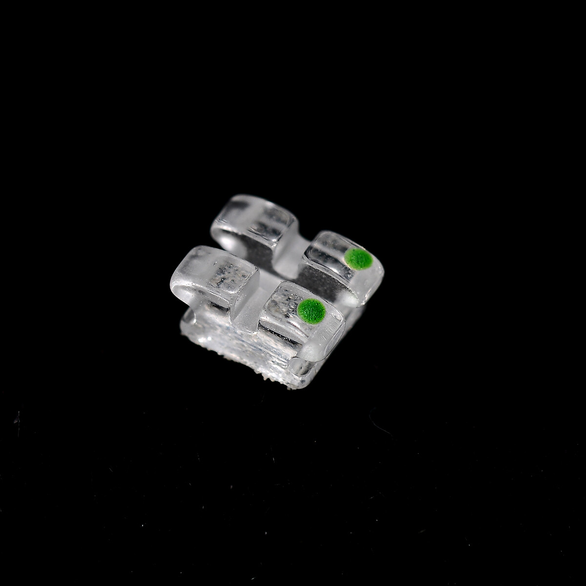 20pcs Dental Ortho Monocrystalline Sapphire Ceramic Clear Bracket MBT/ROTH 0.22