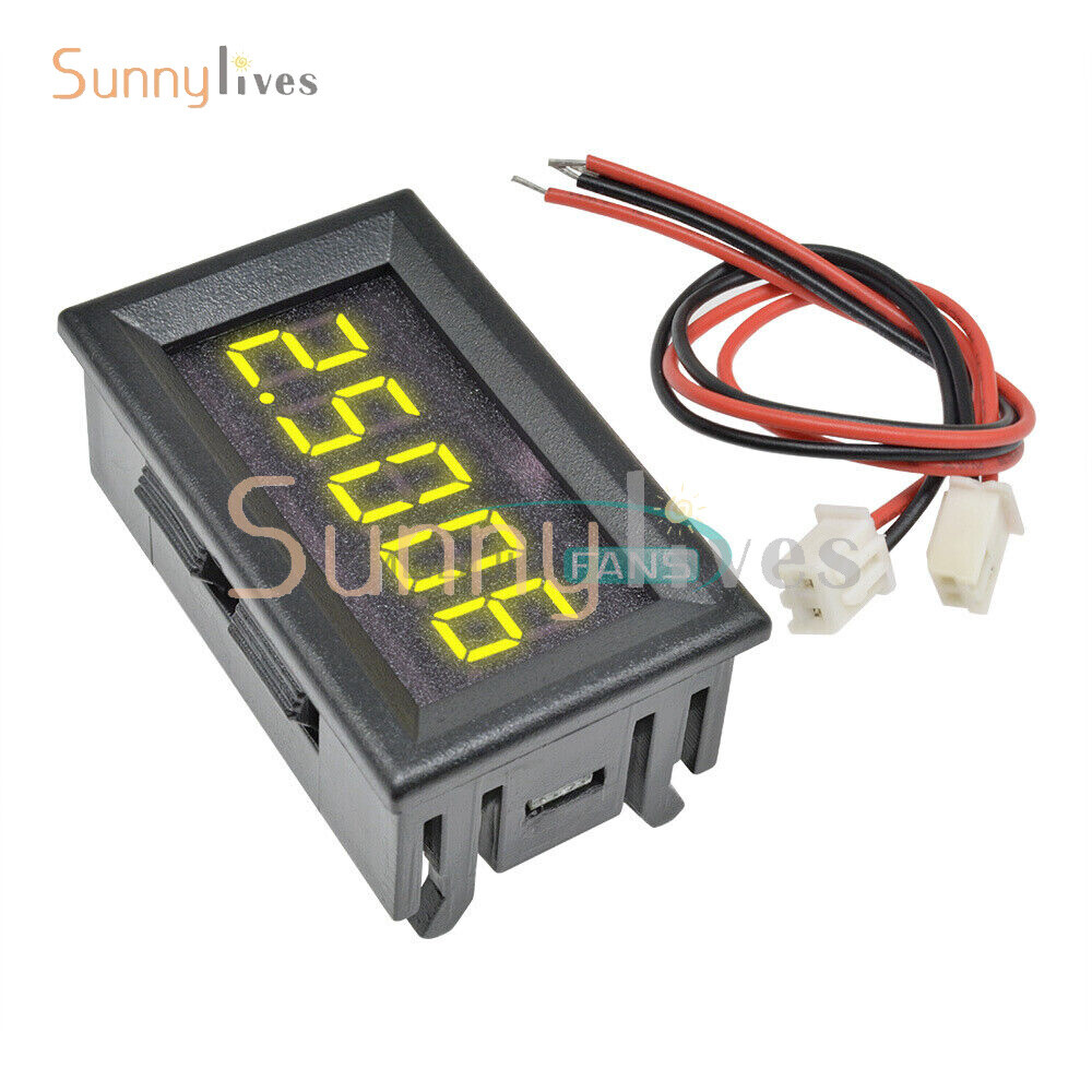 Yellow DC 0-4.3000-33.000V 5 Digit Precision Digital Volt meter Voltage Panel