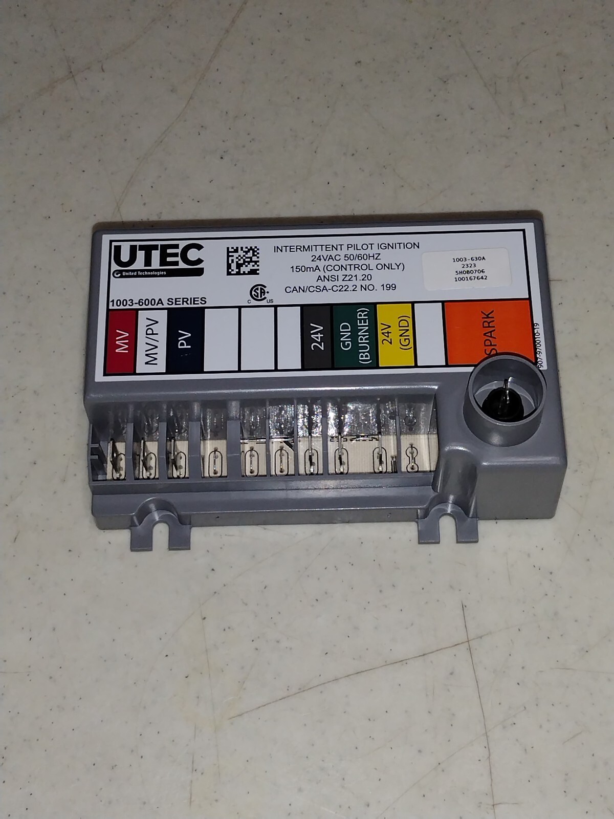 UTEC 1003-600A SERIES INTERMITTENT PILOT IGNITION CONTROL 24VAC X6 PIECES NEW