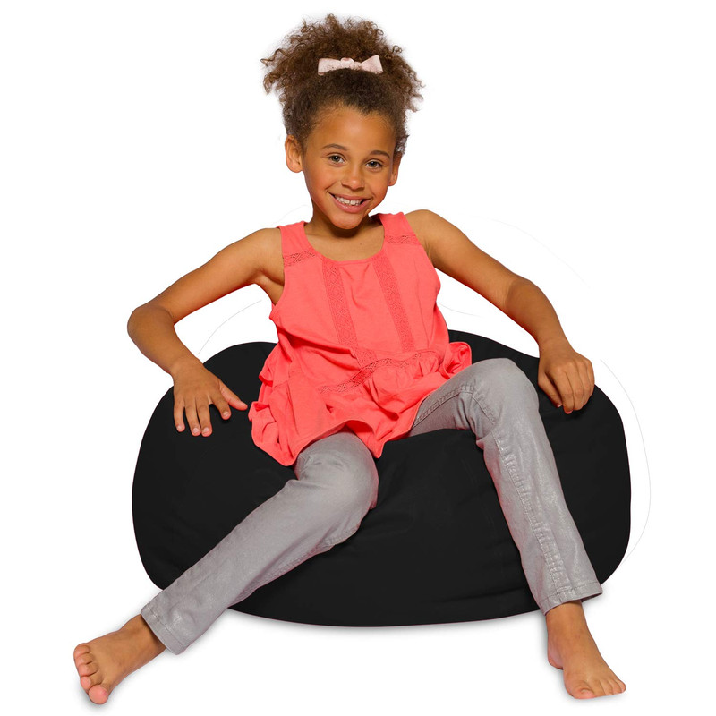 Posh Creations Bean Bag Chair For Kids Teens And Adults Includes Removable And