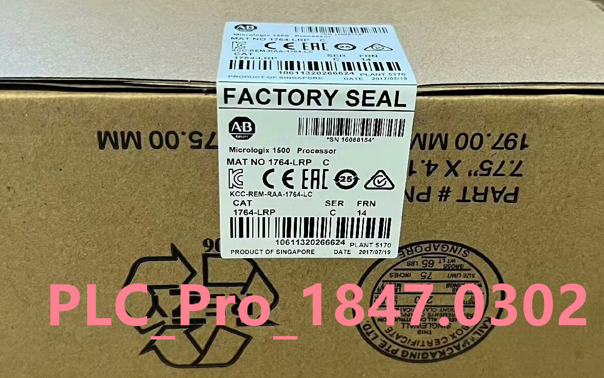1764LRP 1PCS New Factory Sealed Allen Bradley 1764-LRP SER C 1500 Processor PLC