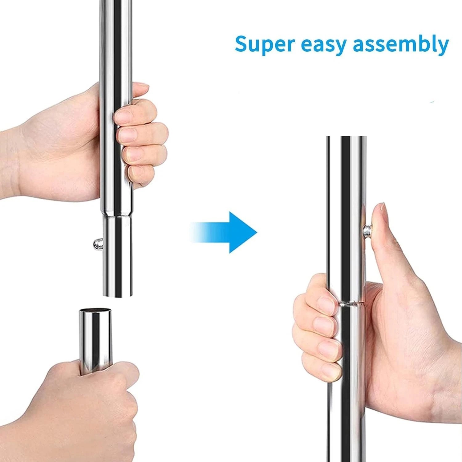 Versatile 65” Chrome Garment Rack – Durable Rolling Organizer for Any Room