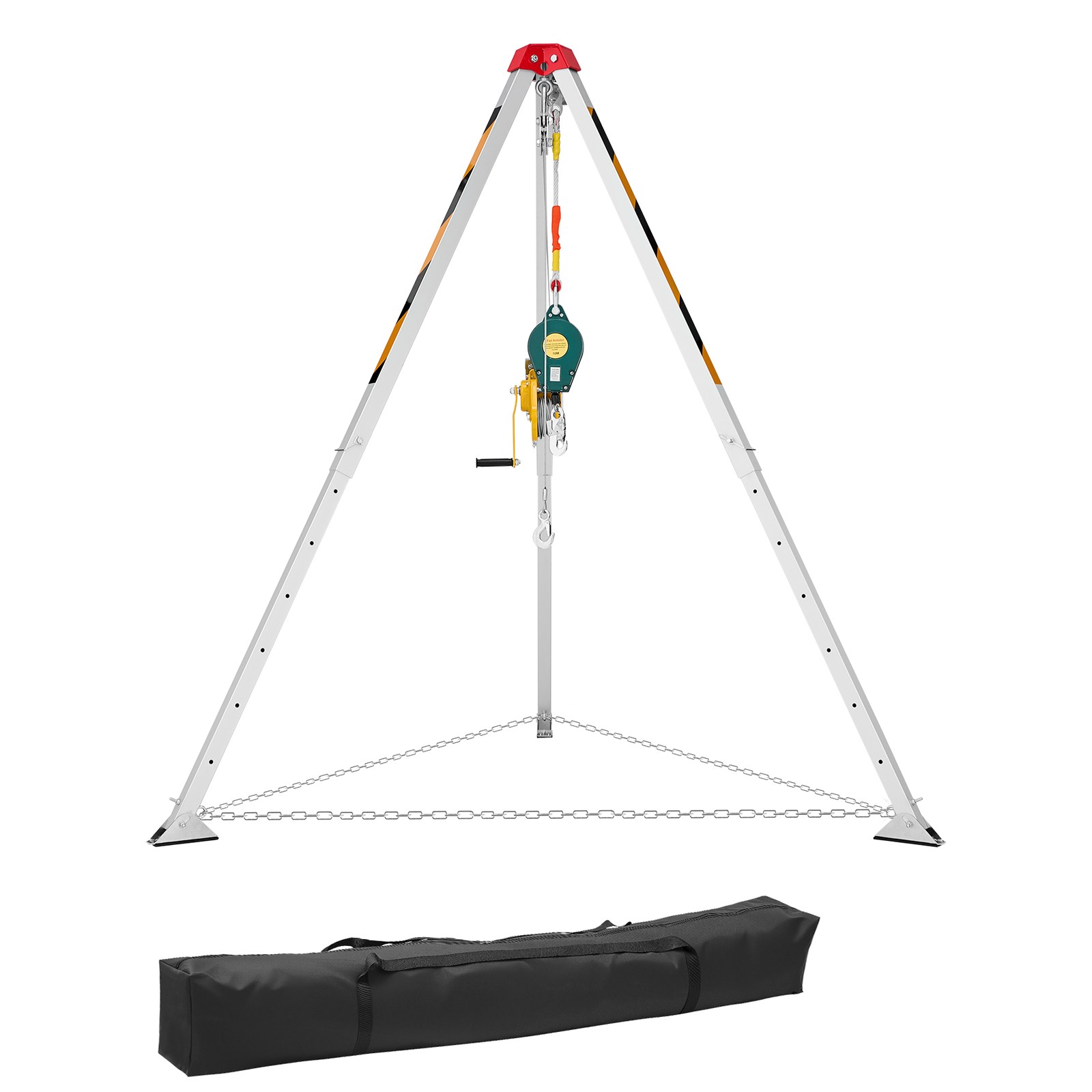Uimoso Confined Space Tripod Kit with 1200 lbs Winch and 98.5 ft Cable