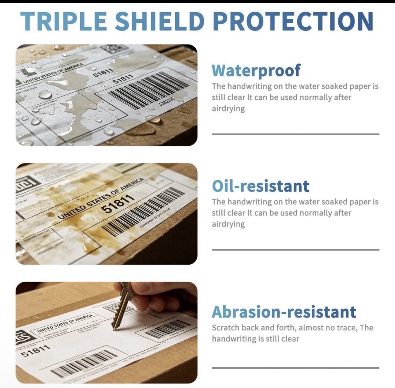 9527 Product 4″ x 6″ Direct Thermal Shipping Labels, 1 Stack/100
