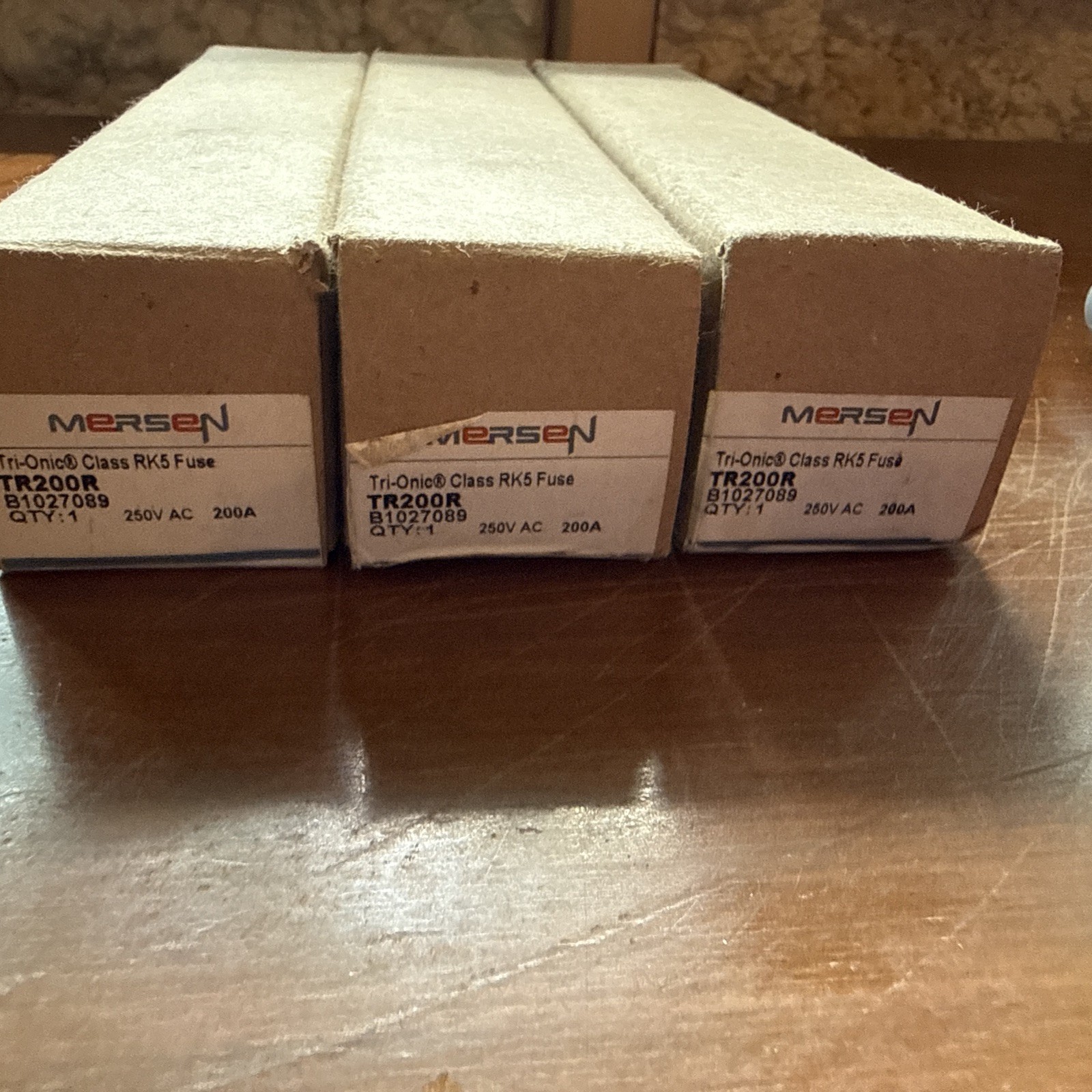 Mersen Tri-Onic TRS200R RK5 Fuse 200A 600V Time Delay New New In Box QTY 3!!!