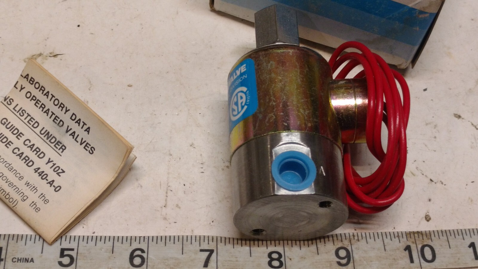 Honeywell Skinner V53DB2020 Solenoid Valve 3-Way NC 24Vdc 20 PSI 1/4″ NPT