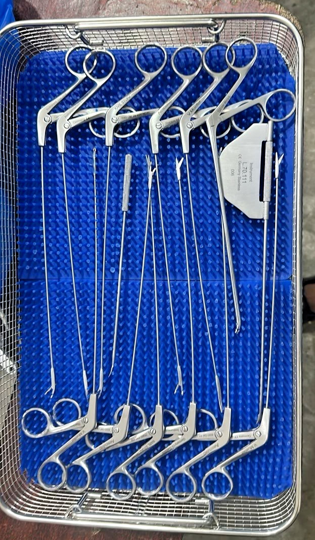 Karl Storz Pilling Laryngeal Instrument Set 14Pc ENT Airway w/Sterilization Tray