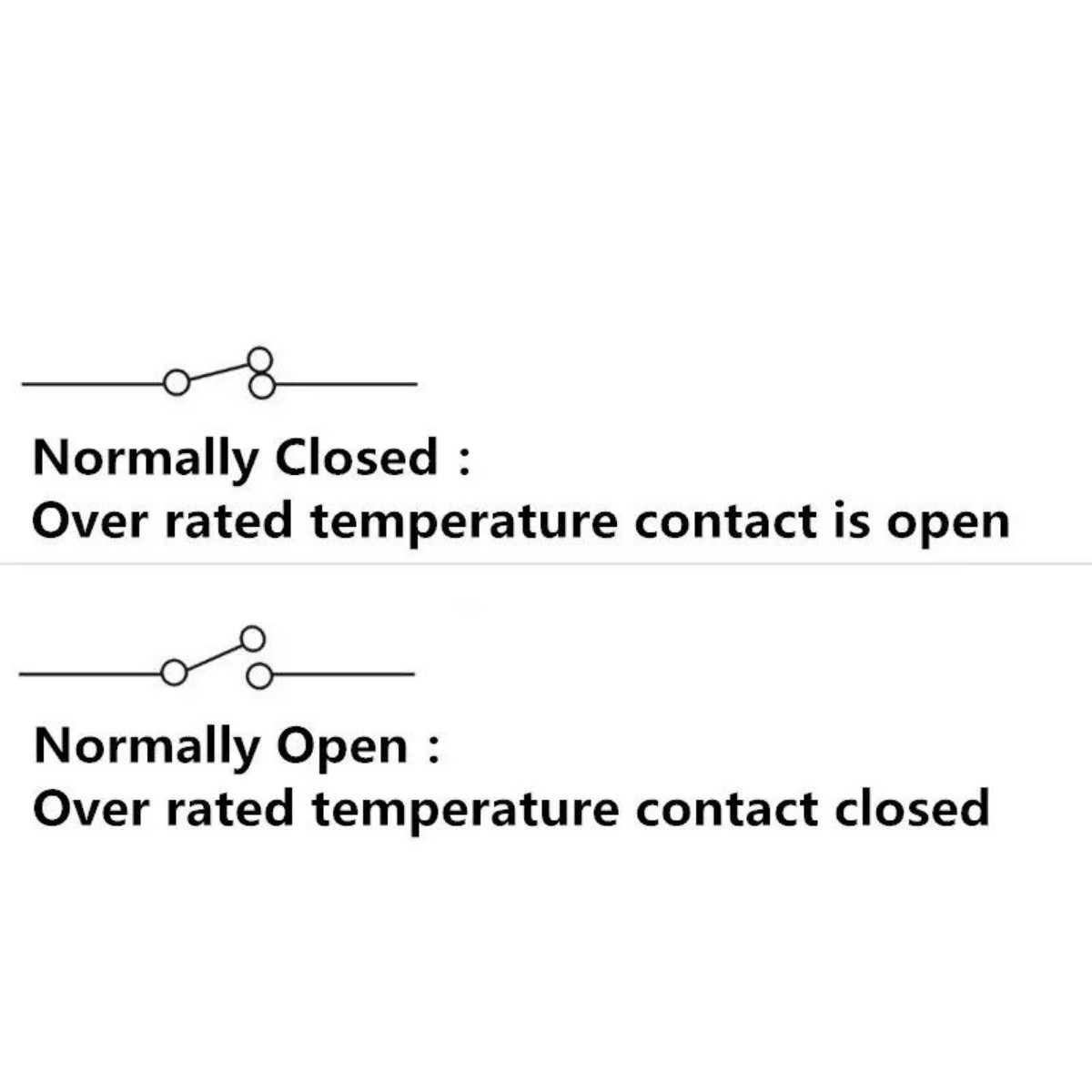 Temperature Switch Control Sensor Thermal Thermostat 40°C-180°C NO/NC KSD302