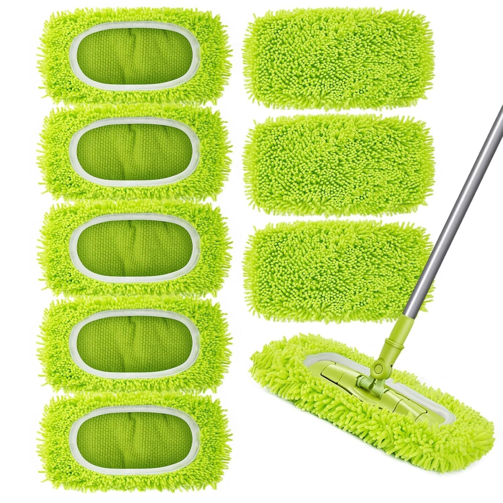 Reusable Microfiber Mop Pads Wet/Dry 4 Pack for Swiffer Sweeper