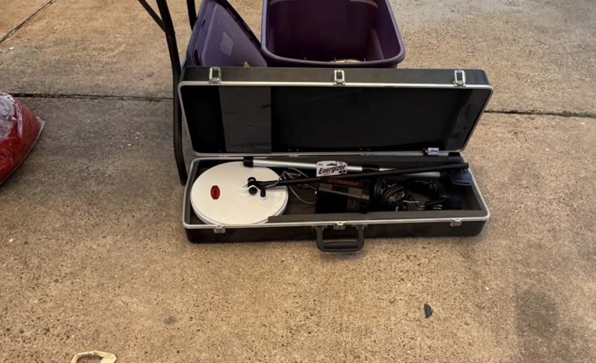 Fisher M-66 Valve & Box Locator Metal Detector, Adjustable Length, Case Bag