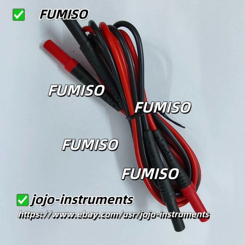 1PCS Fluke TL221 Test Leads,59 In. L,Black/Red 1.5M/5FT FLUKE TL221 #Br*jo