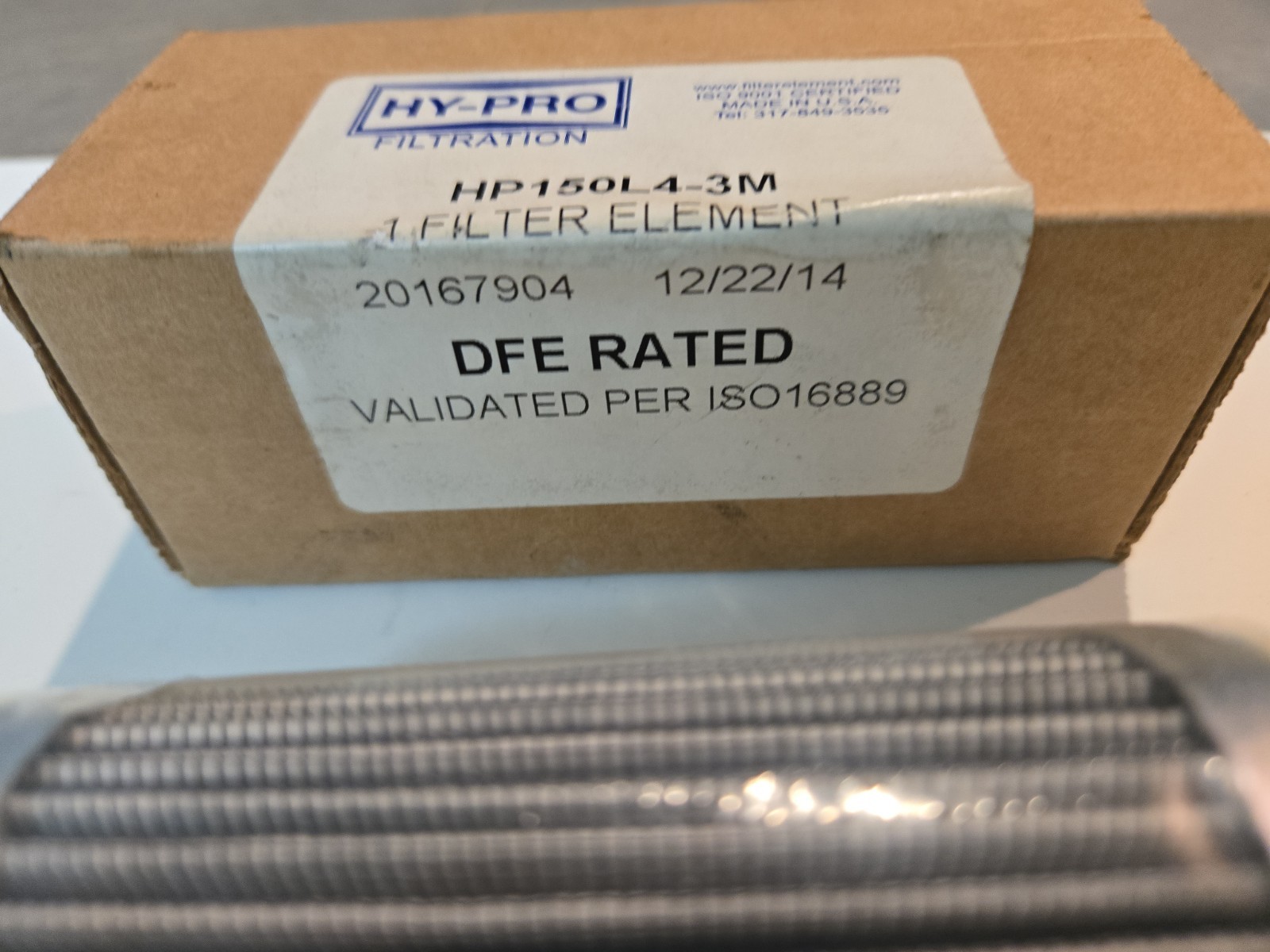 HY-PRO® HP150L4-3M DFE RATED 20167904 HYDRAULICS FILTER ELEMENT. NIB Free Ship