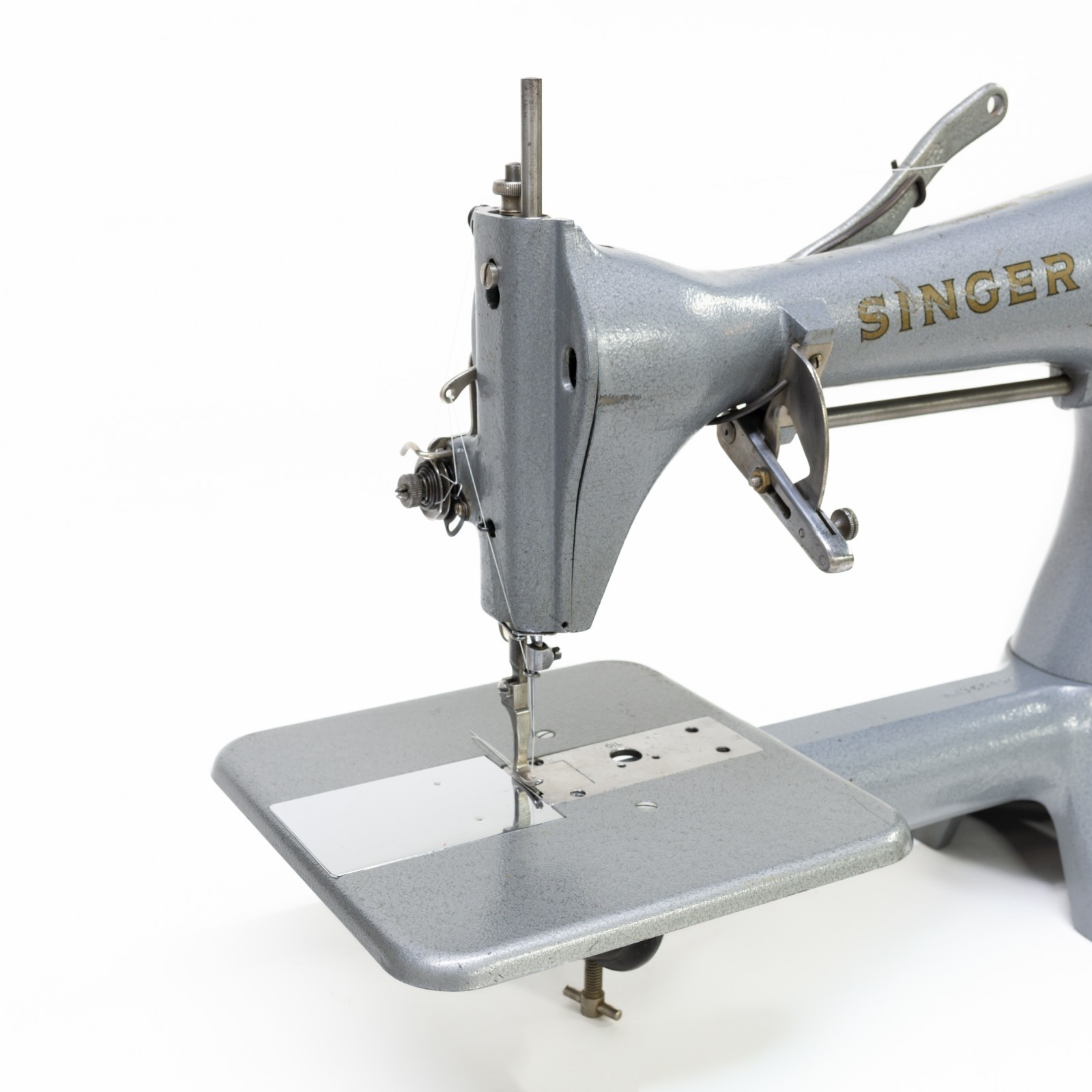 Rare Singer 17 Cylinder Arm Industrial Sewing Machine Flat Bed Attachment