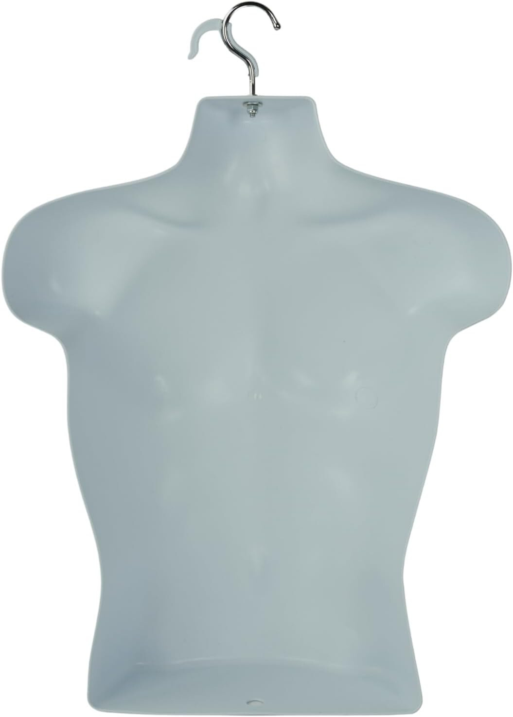 Lot of 3 Forms Molded Man’s Shirt Torso Fits S-L Hanging Male Mannequin White