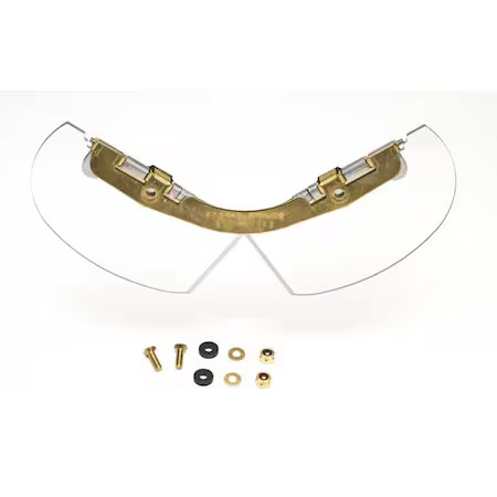 Msa Safety S10kp Eye Shield Kit, Clear Visor, Polycarbonate, Anti-Fog Lens