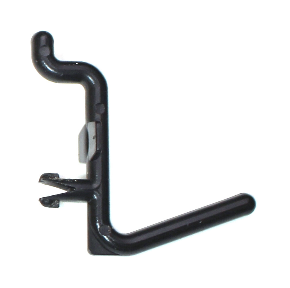 Plastic Black L Style Pegboard Hook Kit Tool – 50 Pack – PEGBOARD NOT INCLUDED