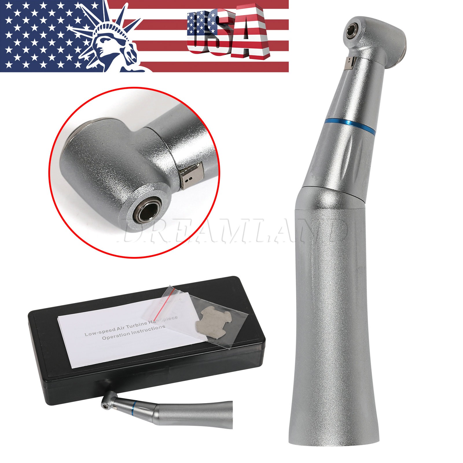 KAVO STYLE Dental Slow Low Speed Handpiece Contra Angle Push Button