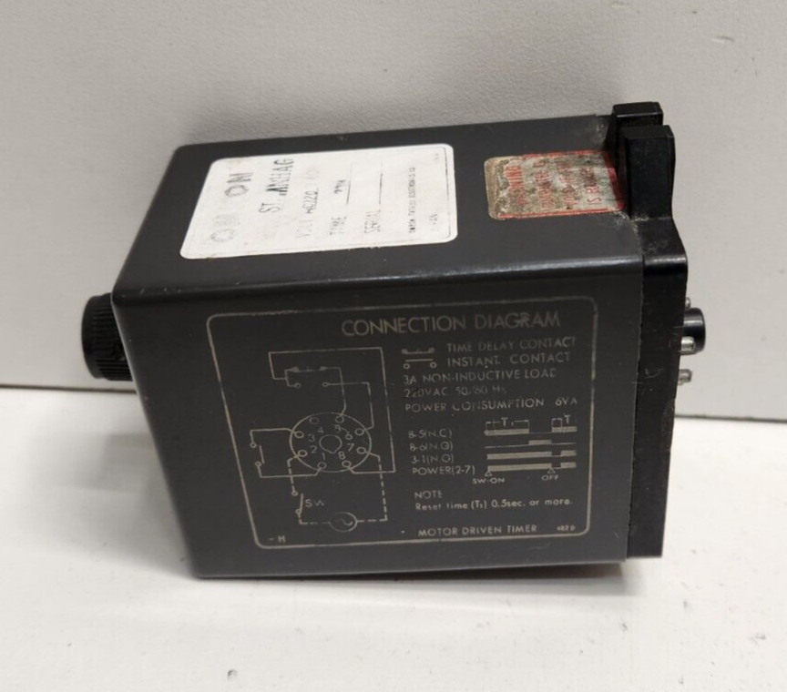 GUARANTEED! OMRON 120V 0-30 MIN ANALOG TIMER RELAY STPMNHAG