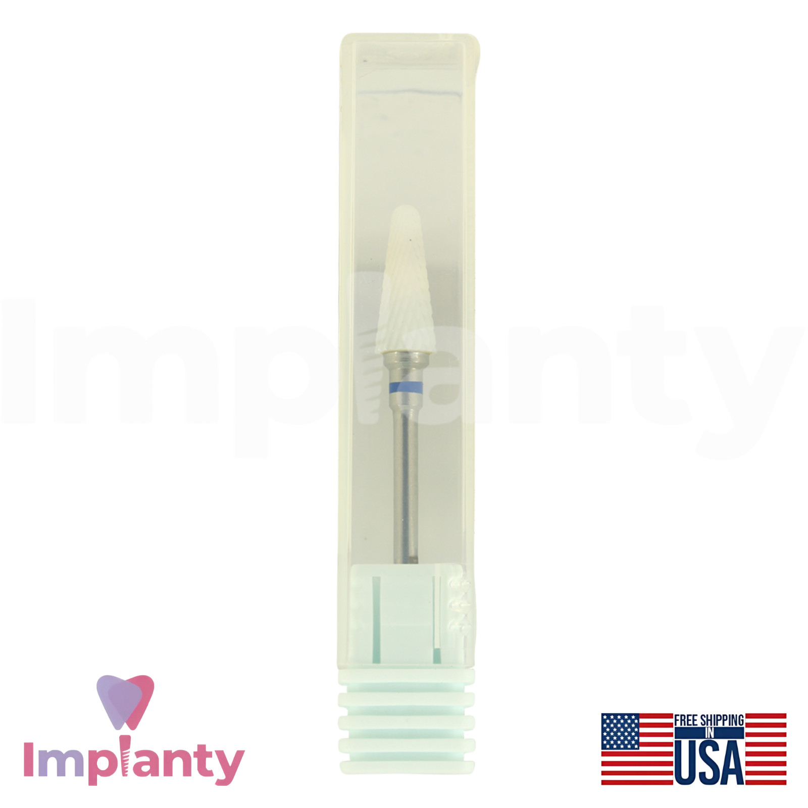 Zirconia Standard Grit Cross Cut Conical 6400502 Dental Bur Ø6.0mm x 14.5mm