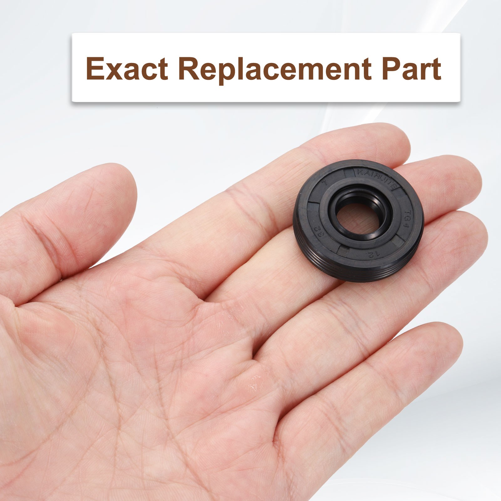 4pcs TC Oil Seal (12x32x7mm) – Metric Nitrile Rubber Cover Double Lip