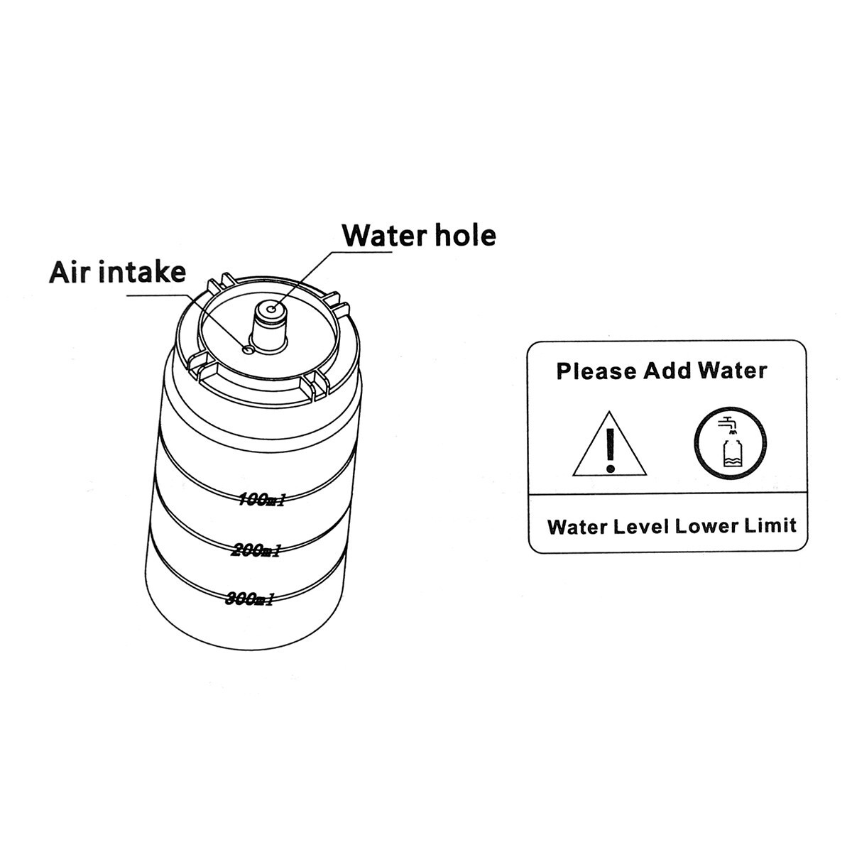 LED Dental Ultrasonic Piezo Scaler Handpiece Bottles Fit EMS Cavitron Woodpecker