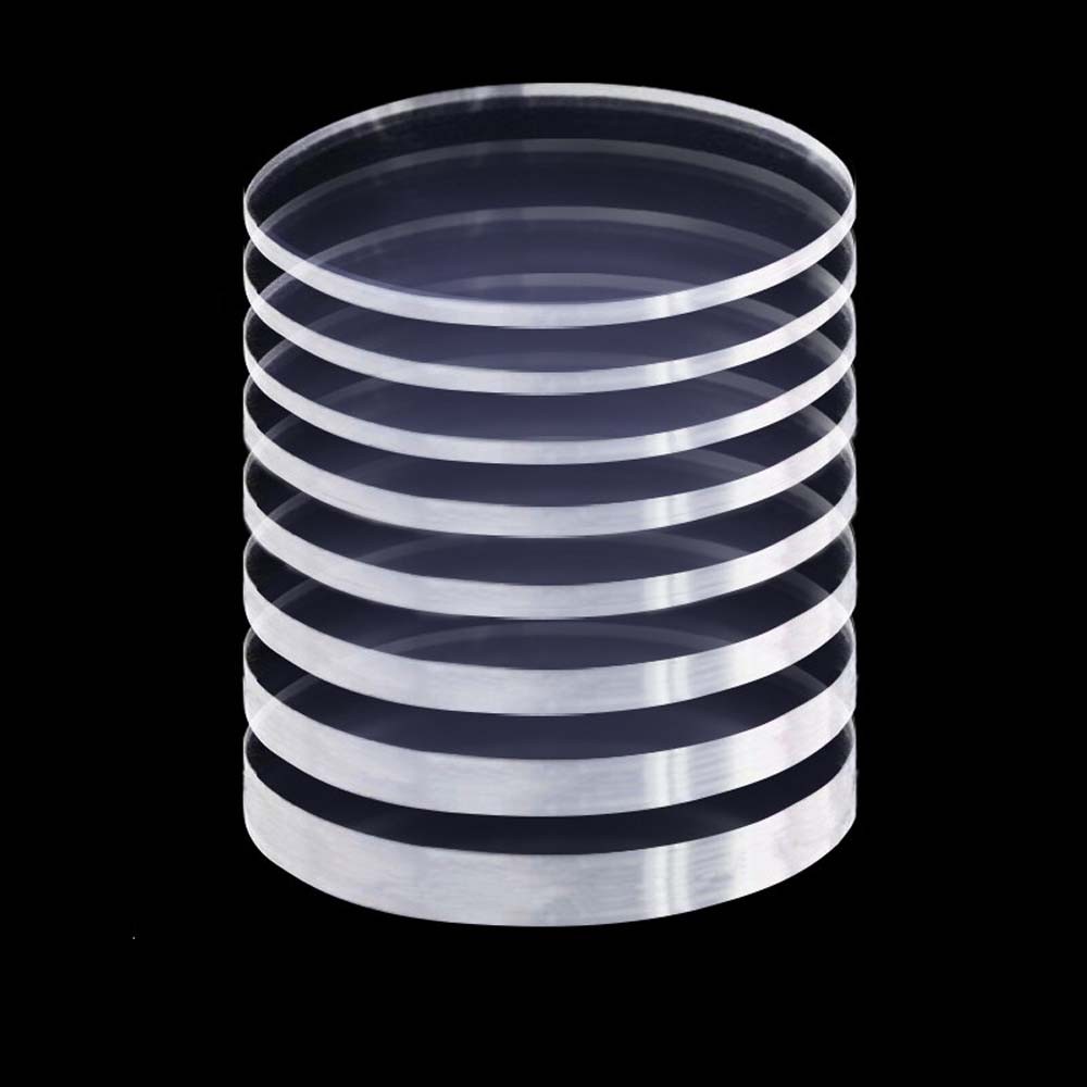 Ø 10-400mm Clear Plastic Circle Discs Round Perspex Thick 2mm 3mm 4mm 5mm & 10mm